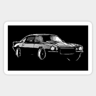 8 bit mustang art Magnet